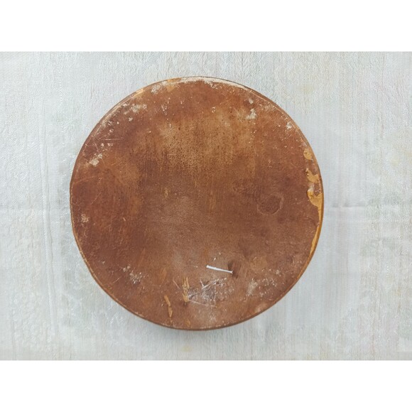 Orn A Craft Vintage Chalkware Deer Buck And Doe With Glass Dome Shelf/Desk Decor - Picture 5 of 10